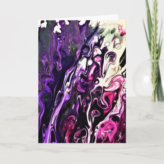 Abstrakte Farbstudie 204, Karte (Vorderseite)