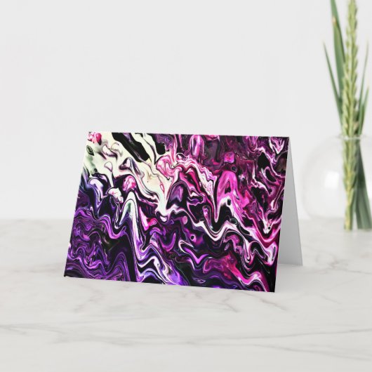 Abstrakte Farbstudie 205, Karte (Vorderseite)