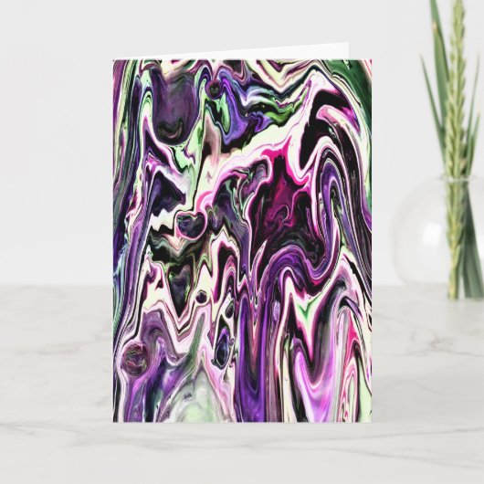 Abstrakte Farbstudie 207, Karte (Vorderseite)