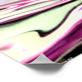 Abstrakte Farbstudie 207, Poster (Ecke)