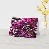 Abstrakte Farbstudie 208, Karte (Gelbe Blume)