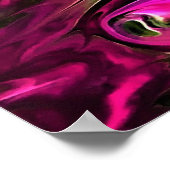 Abstrakte Farbstudie 208, Poster (Ecke)