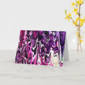 Abstrakte Farbstudie 209, Karte (Gelbe Blume)