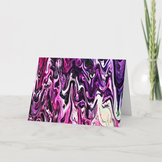 Abstrakte Farbstudie 209, Karte (Vorderseite)