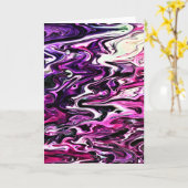 Abstrakte Farbstudie 209, Karte (Gelbe Blume)