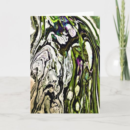 Abstrakte Farbstudie 20, Karte (Vorderseite)