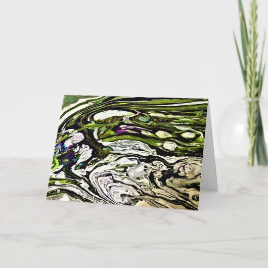 Abstrakte Farbstudie 20, Karte (Vorderseite)