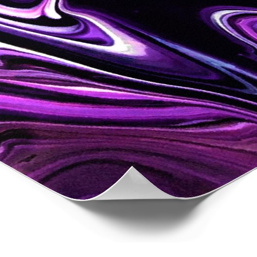 Abstrakte Farbstudie 210, Poster (Ecke)