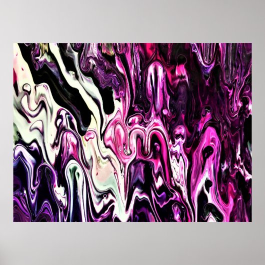 Abstrakte Farbstudie 210, Poster (Vorne)