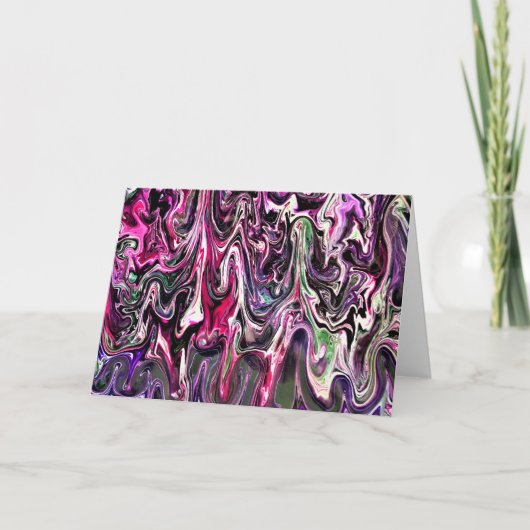 Abstrakte Farbstudie 212, Karte (Vorderseite)