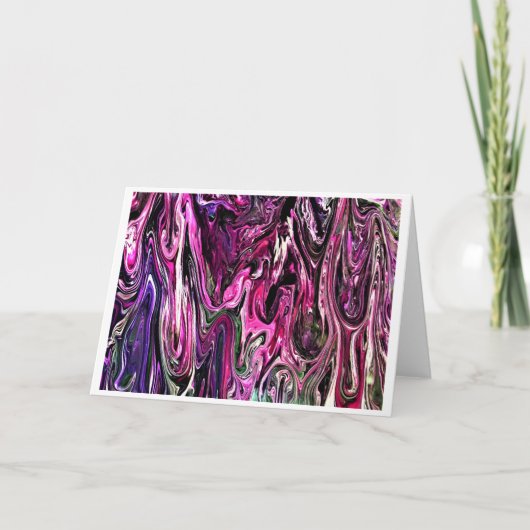 Abstrakte Farbstudie 214, Karte (Vorderseite)