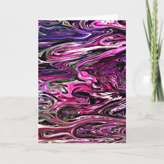 Abstrakte Farbstudie 214, Karte (Vorderseite)