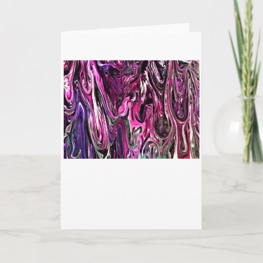 Abstrakte Farbstudie 214, Karte (Vorderseite)