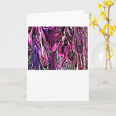 Abstrakte Farbstudie 214, Karte (Gelbe Blume)