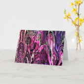 Abstrakte Farbstudie 214, Karte (Gelbe Blume)