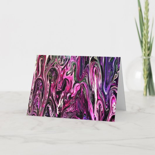 Abstrakte Farbstudie 214, Karte (Vorderseite)