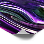 Abstrakte Farbstudie 214, Poster (Ecke)