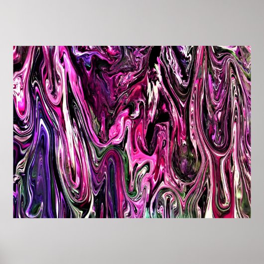 Abstrakte Farbstudie 214, Poster (Vorne)