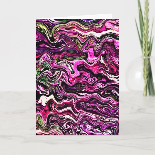 Abstrakte Farbstudie 216, Karte (Vorderseite)