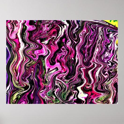 Abstrakte Farbstudie 216, Poster (Vorne)