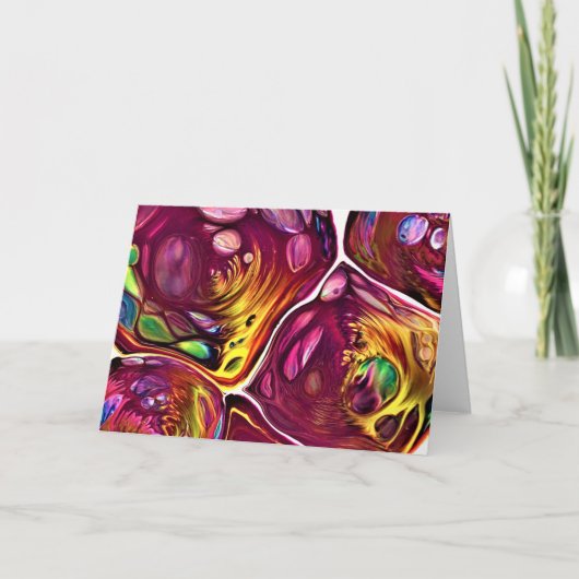 Abstrakte Farbstudie 219, Karte (Vorderseite)