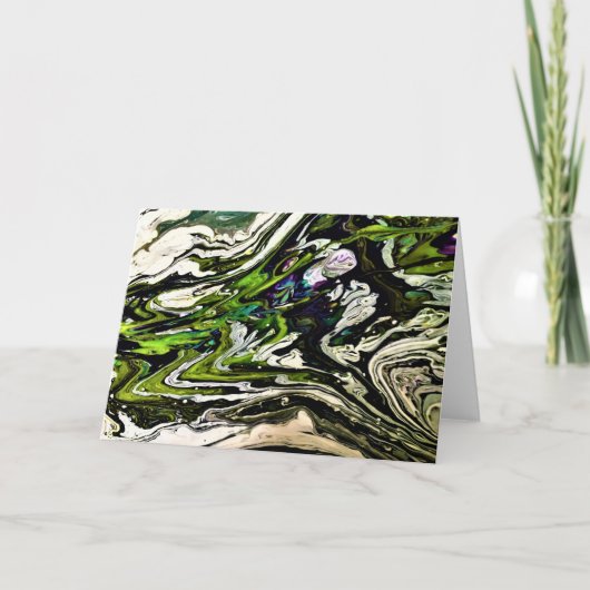 Abstrakte Farbstudie 21, Karte (Vorderseite)