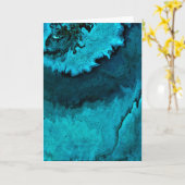 Abstrakte Farbstudie 21, Karte (Gelbe Blume)