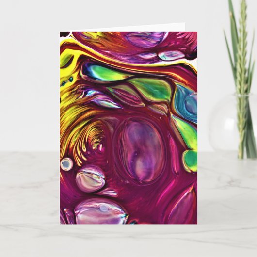 Abstrakte Farbstudie 220, Karte (Vorderseite)