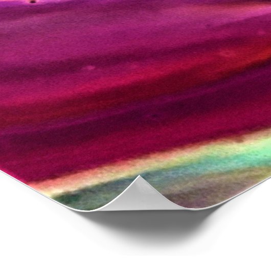 Abstrakte Farbstudie 220, Poster (Ecke)