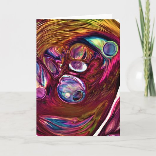 Abstrakte Farbstudie 221, Karte (Vorderseite)