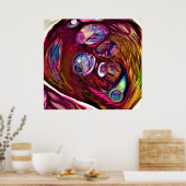 Abstrakte Farbstudie 221, Poster (Küche)