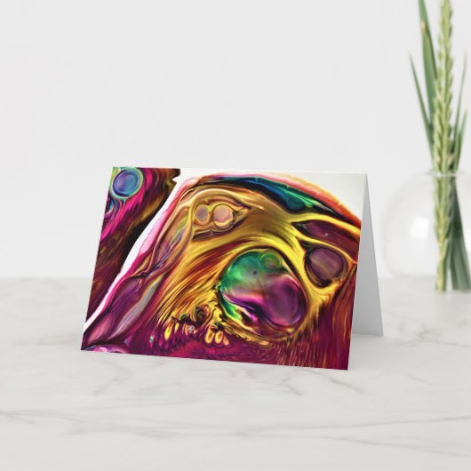 Abstrakte Farbstudie 222, Karte (Vorderseite)