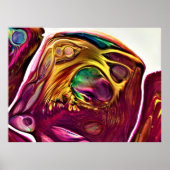 Abstrakte Farbstudie 222, Poster (Vorne)