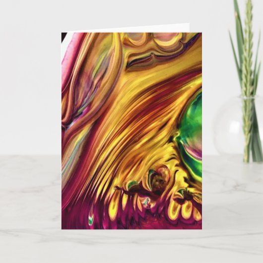 Abstrakte Farbstudie 223, Karte (Vorderseite)