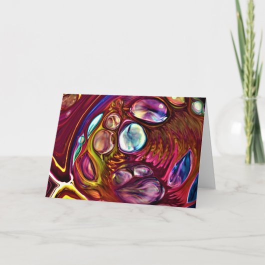 Abstrakte Farbstudie 224, Karte (Vorderseite)