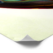 Abstrakte Farbstudie 224, Poster (Ecke)