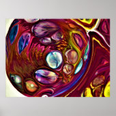 Abstrakte Farbstudie 224, Poster (Vorne)