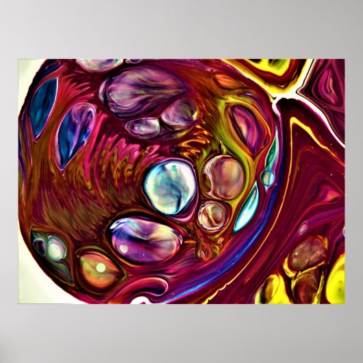 Abstrakte Farbstudie 224, Poster (Vorne)