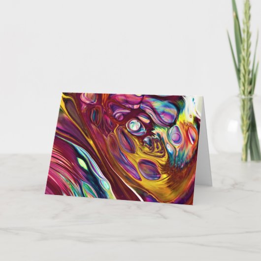 Abstrakte Farbstudie 225, Karte (Vorderseite)