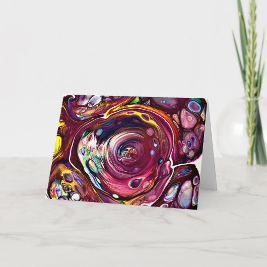 Abstrakte Farbstudie 228, Karte (Vorderseite)