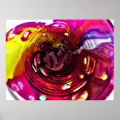 Abstrakte Farbstudie 229, Poster (Vorne)