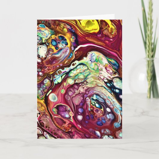 Abstrakte Farbstudie 230, Karte (Vorderseite)