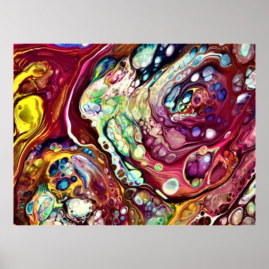 Abstrakte Farbstudie 230, Poster (Vorne)