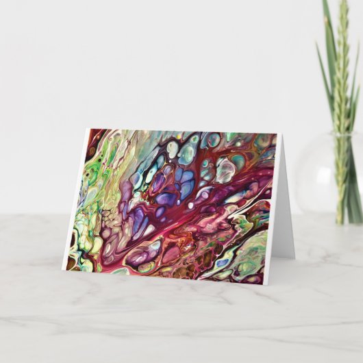 Abstrakte Farbstudie 231, Karte (Vorderseite)