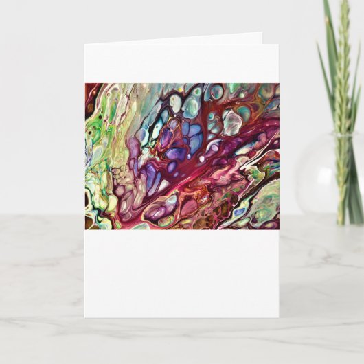 Abstrakte Farbstudie 231, Karte (Vorderseite)