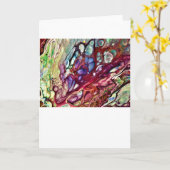 Abstrakte Farbstudie 231, Karte (Gelbe Blume)