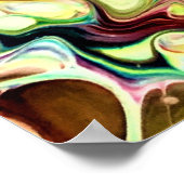 Abstrakte Farbstudie 231, Poster (Ecke)