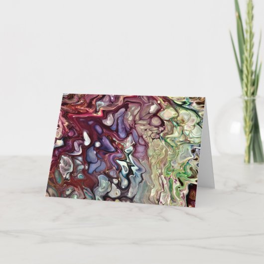 Abstrakte Farbstudie 232, Karte (Vorderseite)