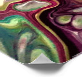 Abstrakte Farbstudie 233, Poster (Ecke)