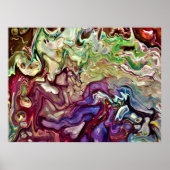 Abstrakte Farbstudie 233, Poster (Vorne)